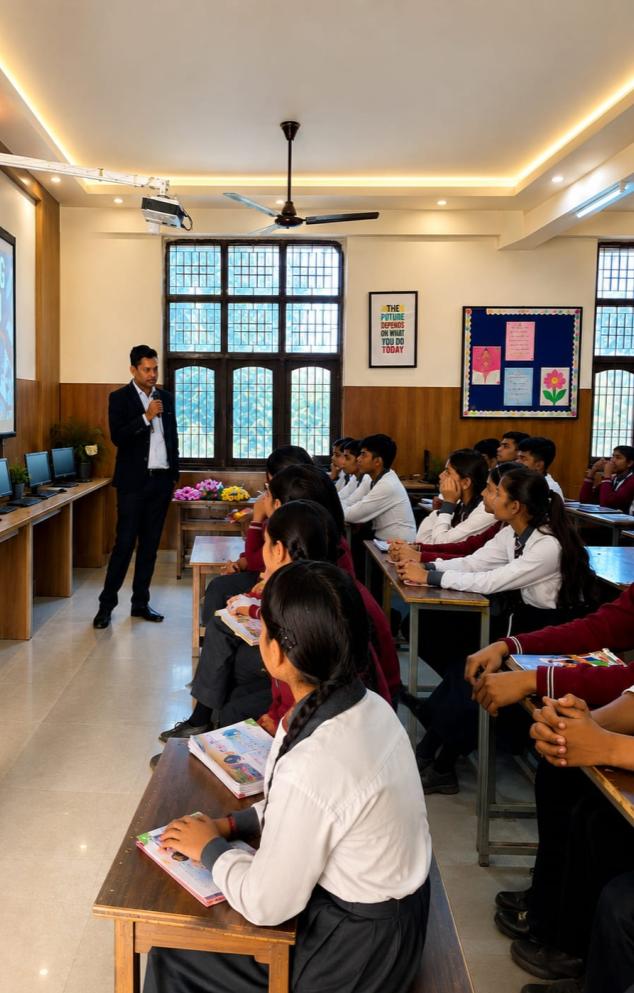 Academic learning at Charkula Global Public School